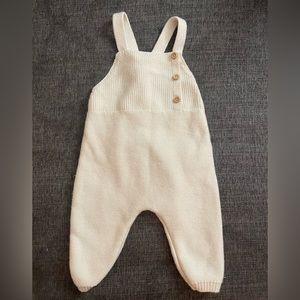 Zara knit overalls size 3-6 months